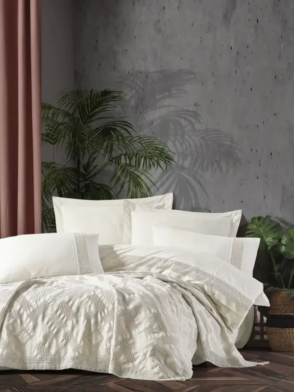 Şaheser Home Collection Çeyiz Seti Freya Krem - 1
