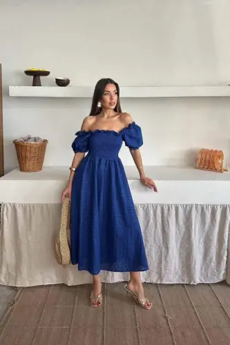 Saks Gipeli Brode Dress - BÜYÜKBEDENIZ (1)