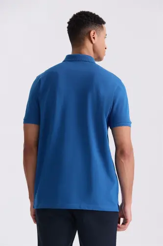 Saks Slim Fit %100 Pamuk Merserize Polo Yaka T-shirt - 4