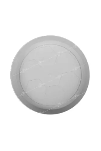 Saks Tabağı 20cm Yalı Vaha No5 Tabak Kirli Beyaz Serinova Saksısı Altlığı 5 Numara Plastik-BEYAZ5 - 3