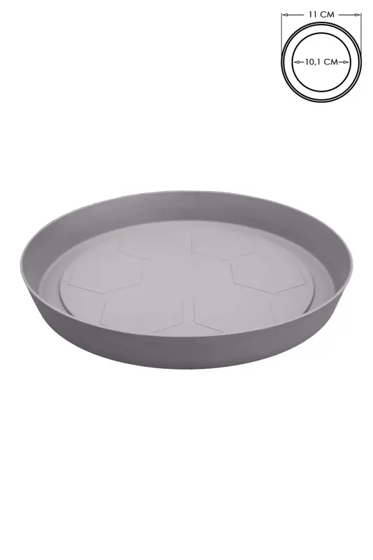 Saksı Tabağı 11cm Yalı Vaha No2 Tabak Mocha Serinova Saksısı Altlığı 2 Numara Plastik Altlık-MOCHA2 - TOXA