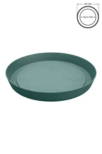 Saksı Tabağı 39cm Yalı Vaha No8 Tabak Yeşil Serinova Saksısı Altlığı 8 Numara Plastik Altlık - 39cm Yeşil 
