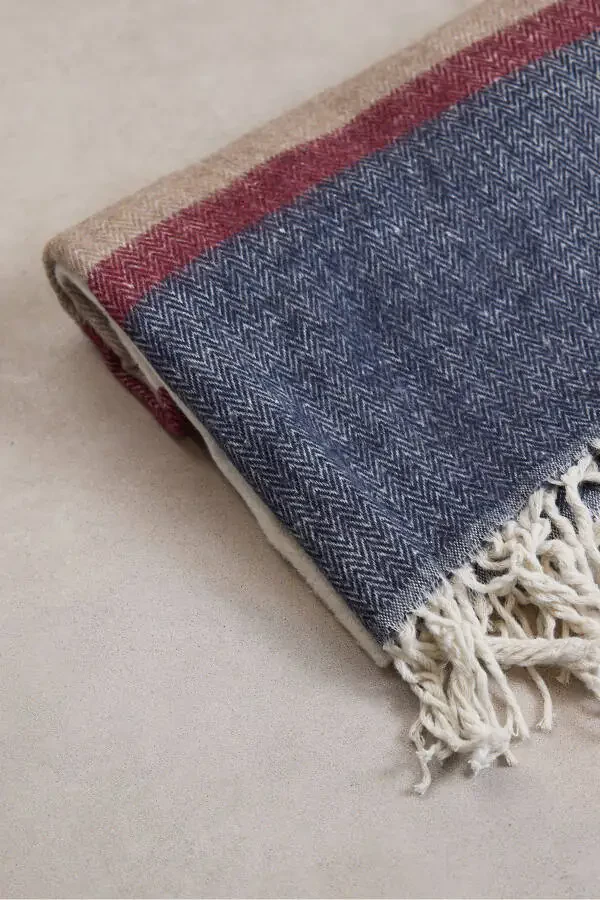 Шаль с цветными блоками Шаль2039-d2 - 4