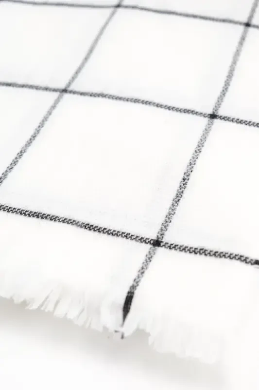 Шаль с квадратным рисунком Шаль2019-a4 - 5