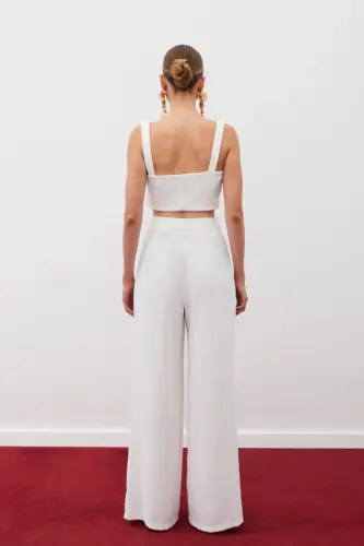 Salaş Krep Shim - EKRU-EKRU - 8