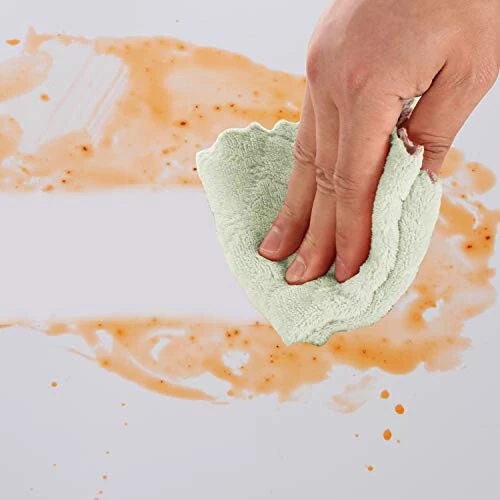 Салфетки для уборки, кухонные полотенца, микрофибра, безворсовые, многоразовые, супервпитывающие, быстросохнущие, 10