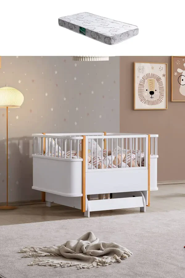 Sallanadigan MDF Beshik, Bella O'suvchi Beshik 90x120 1 A - 1