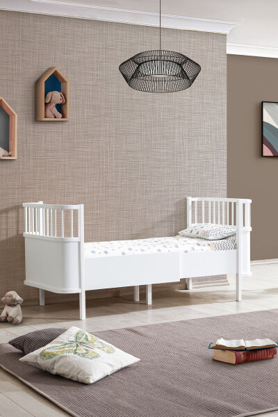 Sallanan MDF Beşik, Bella Büyüyen Beşik 90x120 - Bella Karyola 90x190 - 3