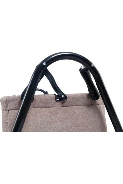Sallanır Bebek Beşiği Cibinlik Tüllü Tenteli Bebek Beşik Antrasit-antrasit - Convers (1)