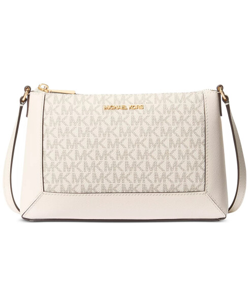 Sallie Logo Medium Crossbody Bag Van/cream - 1