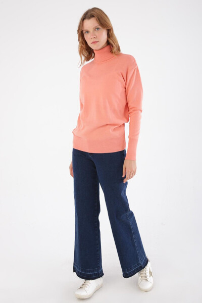 Salmon Fisherman's Rib Knit Short Cardigan - 16