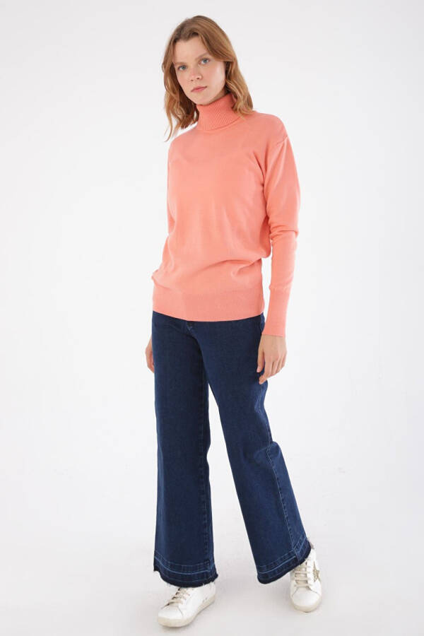 Salmon Fisherman's Rib Knit Short Cardigan - 16