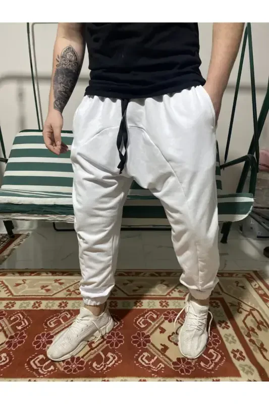 Salwar Type Tracksuit-WHITE - AUST JEANS