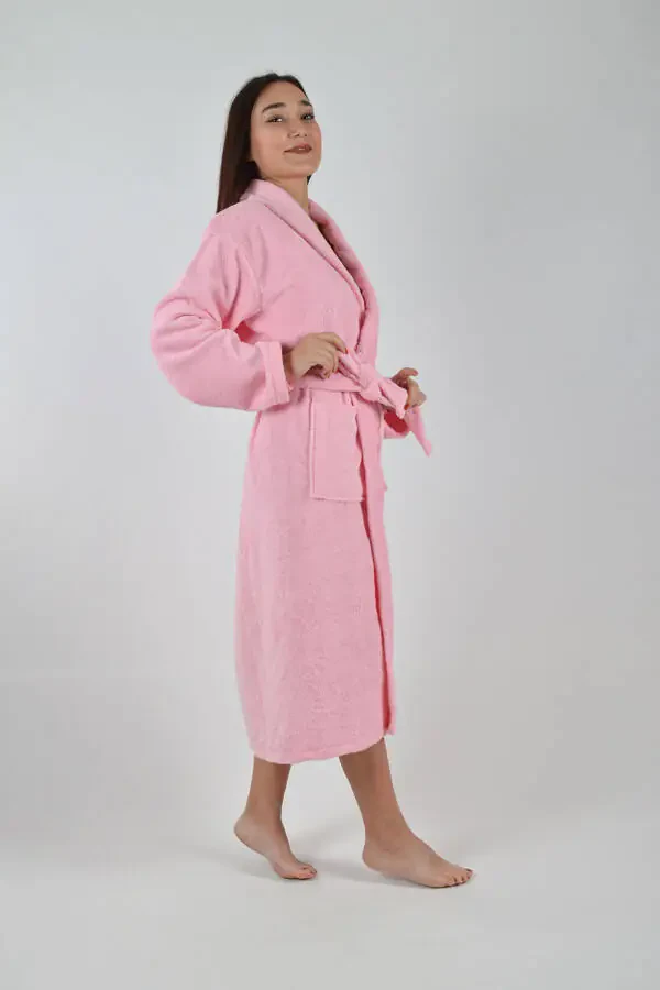 ŞALYAKA BORNOZ 1 ADET-Pembe - 5