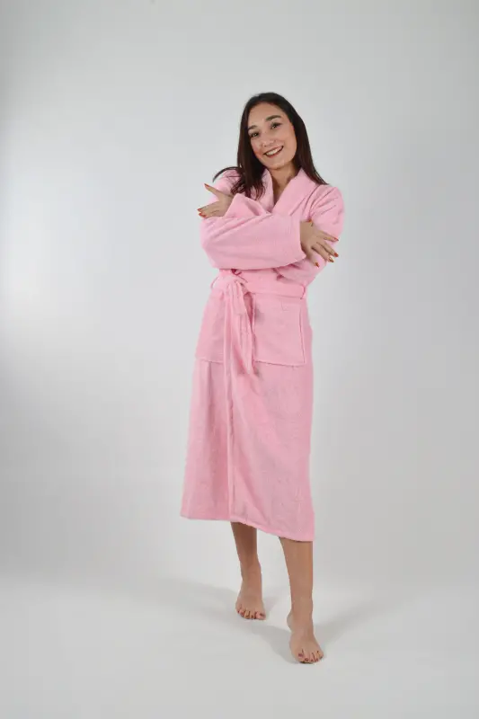 ŞALYAKA BORNOZ 1 ADET - Pembe - 2