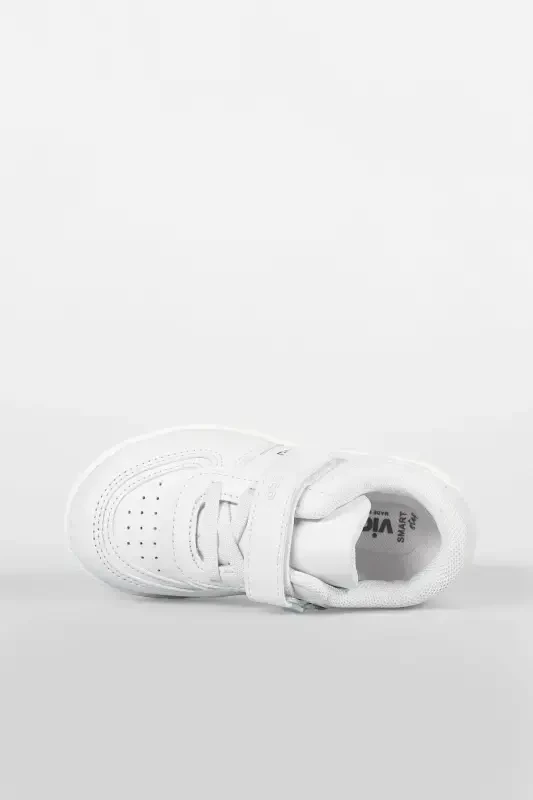 Sam Lighted Unisex Baby and Kids White Sneaker - 7