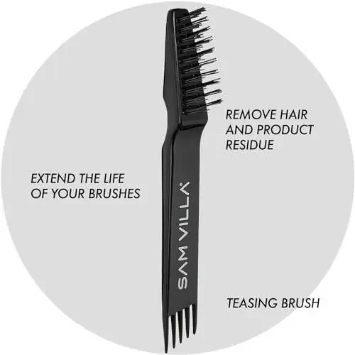 Sam Villa 2-In-1 Professional Hair Brush Cleaner Tool For All Hair Brush Types - 6