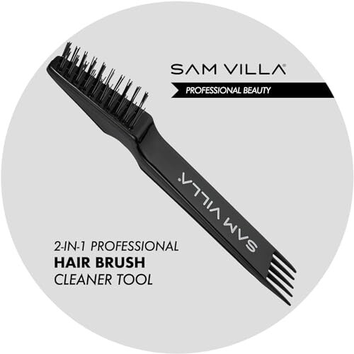 Sam Villa 2-In-1 Professional Soch Cho'tkasi Tozalash Vositasi Barcha Soch Cho'tkasi Turlari Uchun - 2