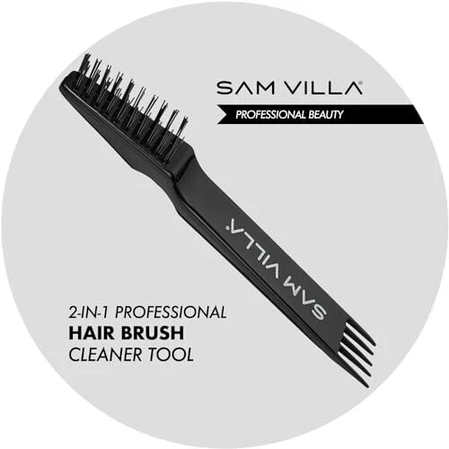 Sam Villa 2-In-1 Professional Hair Brush Cleaner Tool For All Hair Brush Types - Sam Villa (1)