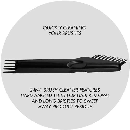 Sam Villa 2-In-1 Professional Hair Brush Cleaner Tool For All Hair Brush Types - 7