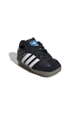 Samba Crib Çocuk Sneaker Günlük Ayakkabı-Siyah - 3