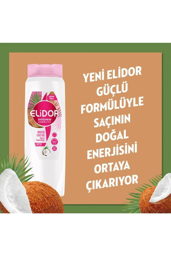 Şampuan Hindistan Cevizi Yağı Onarıcı & Yıpranma Karşıtı 500 Ml - 4