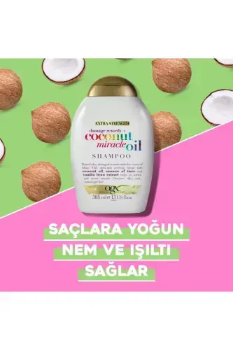 Шампунь без сульфатов с кокосовым маслом Miracle Oil против спутывания волос 385 мл - 5