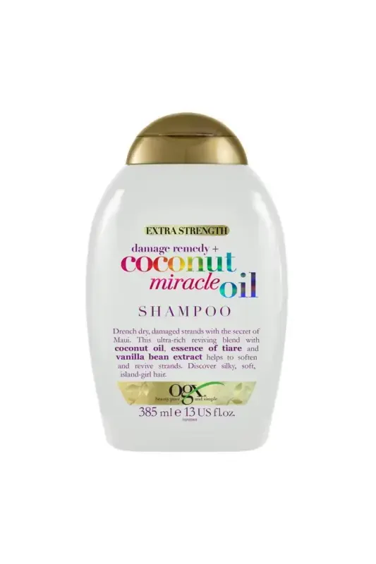 Шампунь без сульфатов с кокосовым маслом Miracle Oil против спутывания волос 385 мл - 7