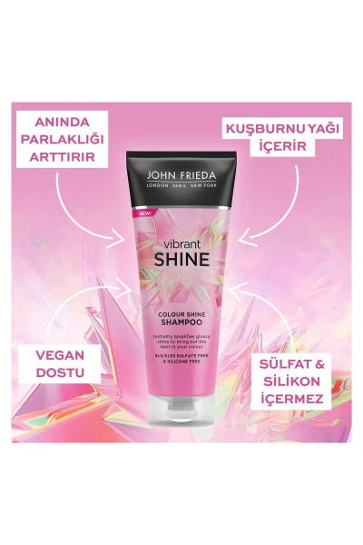 Шампунь Vibrant Shine для сияющего блеска - JOHN FRIEDA (1)