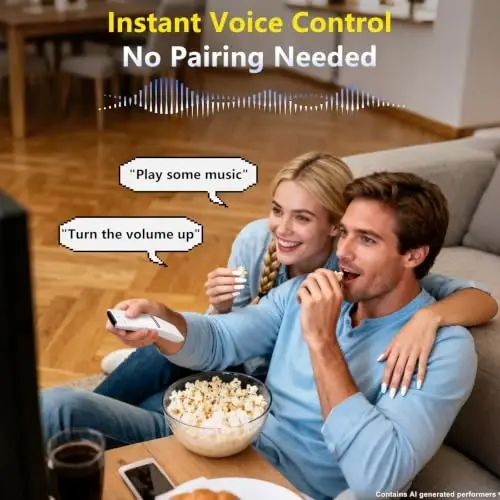 Voice Remote for Samsung-Smart-TV-Remote-Control-Replacement, Universal for Samsung Frame Crystal QLED OLED UHD 4K 8K Voice Smart TV - ANGROX (1)