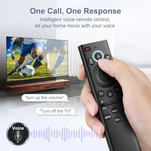 Replacement Voice Remote for Samsung-Smart-TV-Remote for All Samsung Frame UHD OLED QNED Series TVs with Voice Function - 2