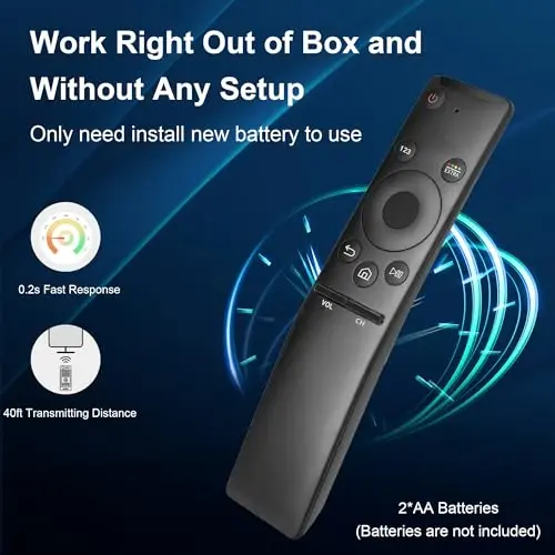 Universal for Samsung Smart TV Remote Control Replacement, Compatible All Samsung Smart TV Frame Curved Crystal LCD LED UHD Neo QLED OLED 4K 8K TV Remote - 3
