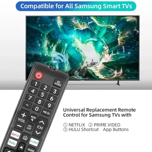 for Samsung-Smart-TV-Remote-Replacement, Universal for All Samsung TVs (BN59-01315A) - 5