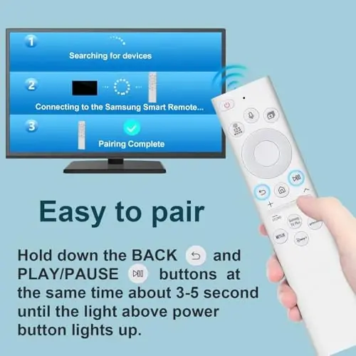 for Samsung-Smart-TV-Remote, Compatible with Samsung Frame Crystal QLED OLED UHD 4K 8K Smart TVs, Replacement for BN59-01391A Without Rechargeable Solar Cell - 5