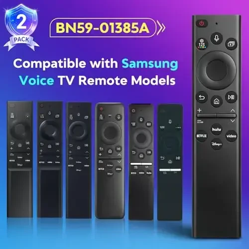 Replacement-Voice-for-Samsung-Smart-TV-Remote-Control-Universal BN59-01385A Compatible with Samsung Frame Curved QLED Crystal UHD TVs - 3