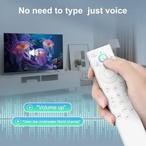 Universal Replacement Voice Remote Control for Samsung Smart TVs 2019-2026 | Voice remote for 2019-2026 Samsung TVs (voice-ready), works QLED/Frame/Serif, replaces BN59-01385, easy pairing, durable ABS - 4