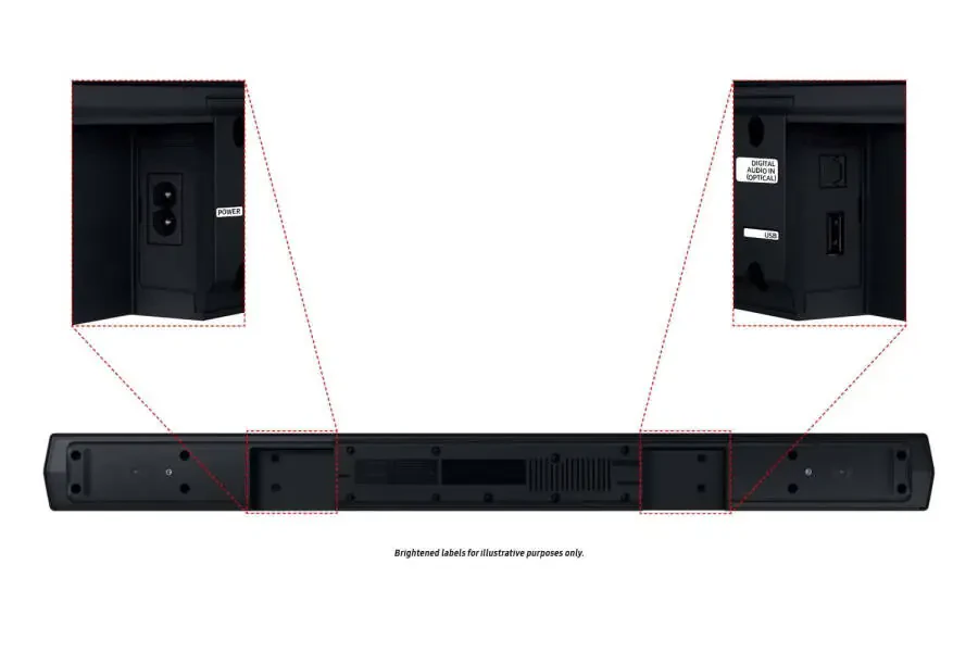 SAMSUNG B-Series 4.1.CH Soundbar & Rear Speakers with Subwoofer, Bluetooth, HW-C47M/ZA 2023 - 4