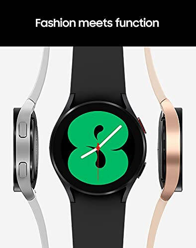 Samsung Electronics Galaxy Watch 4 40mm aqlli soati, EKG monitoringi, sog'liqni saqlash fitnes yugurish uyqu tsikllari GPS yiqilishni aniqlash Bluetooth AQSh versiyasi - (qora) (qayta tiklangan) - 7