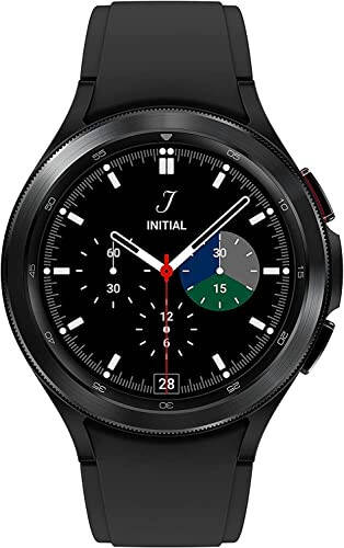 Samsung Electronics Galaxy Watch 4 Classic 46mm aqlli soat, EKG monitori, sog'liqni saqlash, fitness, yugurish, uyqu tsikllari, GPS, yiqilishni aniqlash, Bluetooth, AQSh versiyasi, qora (yangilangan) - 2