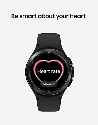 Samsung Electronics Galaxy Watch 4 Classic 46mm Smartwatch with ECG Monitor Tracker for Health Fitness Running Sleep Cycles GPS Fall Detection Bluetooth US Version, Black (Renewed) - 4