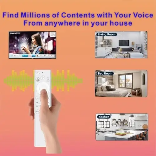 for Samsung Frame TV Remote, for 2018-2024 Samsung Remote Control for Smart TV with Voice Control. No Solarcell. 2-Year Warranty. - 4