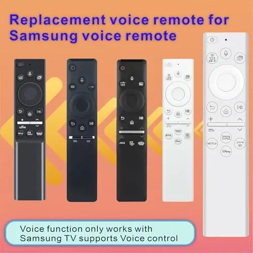 for Samsung Frame TV Remote, for 2018-2025 Samsung Remote Control for Smart TV with Voice Control. No Solarcell. 2-Year Warranty. - 3
