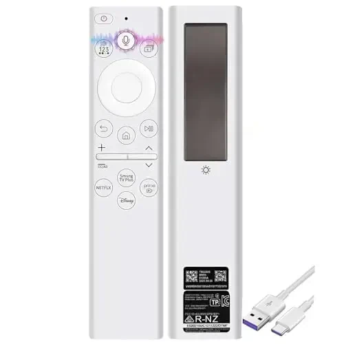 for Samsung Frame TV Remote, for 2018-2024 Samsung Remote Control for Smart TV with Voice Control. with Solarcell. 2-Year Warranty. 