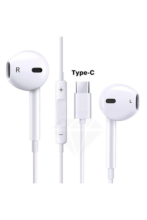 Samsung Galaxy A53 Compatible Type-c Output Microphone Hd Sound Wired Earphone - 1