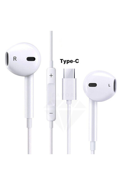 Samsung Galaxy A53 Compatible Type-c Output Microphone Hd Sound Wired Earphone - EKALITEM