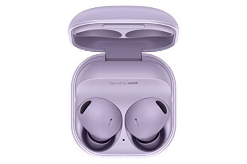 SAMSUNG Galaxy Buds 2 Pro Gerçek Kablosuz Bluetooth Kulaklıklar, Gürültü Önleme, Hi-Fi Ses, 360 Ses, Konforlu Uygun, HD Ses, IPX7 Suya Dayanıklı, Bora Moru [ABD Sürümü, 1 Yıl Üretici Garantisi] - 1