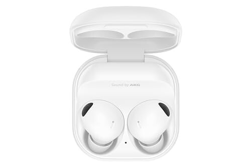 SAMSUNG Galaxy Buds 2 Pro Haqiqi Simsiz Bluetooth Quloqchinlari, Shovqinni Bekor Qilish, Hi-Fi Ovoz, 360 Audio, Qulay Quloq ichiga Sig'adigan, HD Ovoz, IPX7 Suvdan Himoya, Oq [AQSh Version, 1 Yil Ishlab Chiqaruvchi Kafolati] - 1