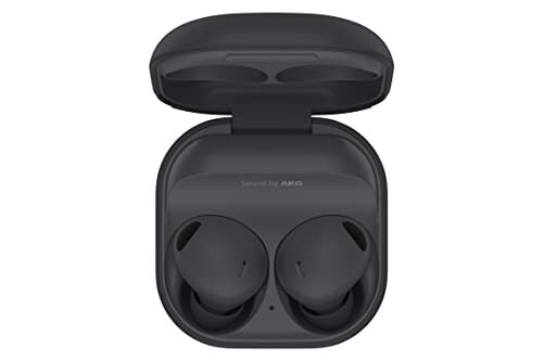 SAMSUNG Galaxy Buds2 Pro True Wireless Bluetooth Earbuds, Graphite, Hi-Fi Sound, 360 Audio, Active Noise Cancelling, Comfort Fit, HD Voice, IPX7 Water Resistant [US Version, 1Yr Manufacturer Warranty] - SAMSUNG