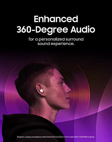 SAMSUNG Galaxy Buds2 Pro Haqiqi Simsiz Bluetooth Quloqchinlari, Grafit, Hi-Fi Ovoz, 360 Audio, Faol Shovqinni Bekitish, Qulay Moslashuv, HD Ovoz, IPX7 Suvdan Himoya [AQSh Versiyasi, 1 Yil Ishlab Chiqaruvchi Kafolati] - 6