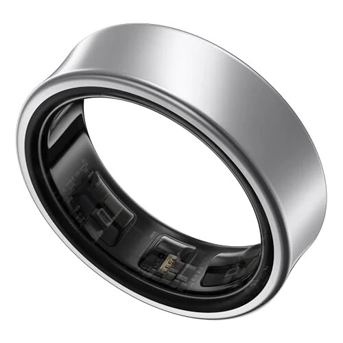 SAMSUNG Galaxy Ring, AI Smart Ring, Size First w/Sizing Kit, No App Subscription, Fitness Monitor, Sleep Tracker, Up to 7-Day Battery, Size 13, Titanium Silver [US Version, 1Yr Manufacturer Warranty] - SAMSUNG
